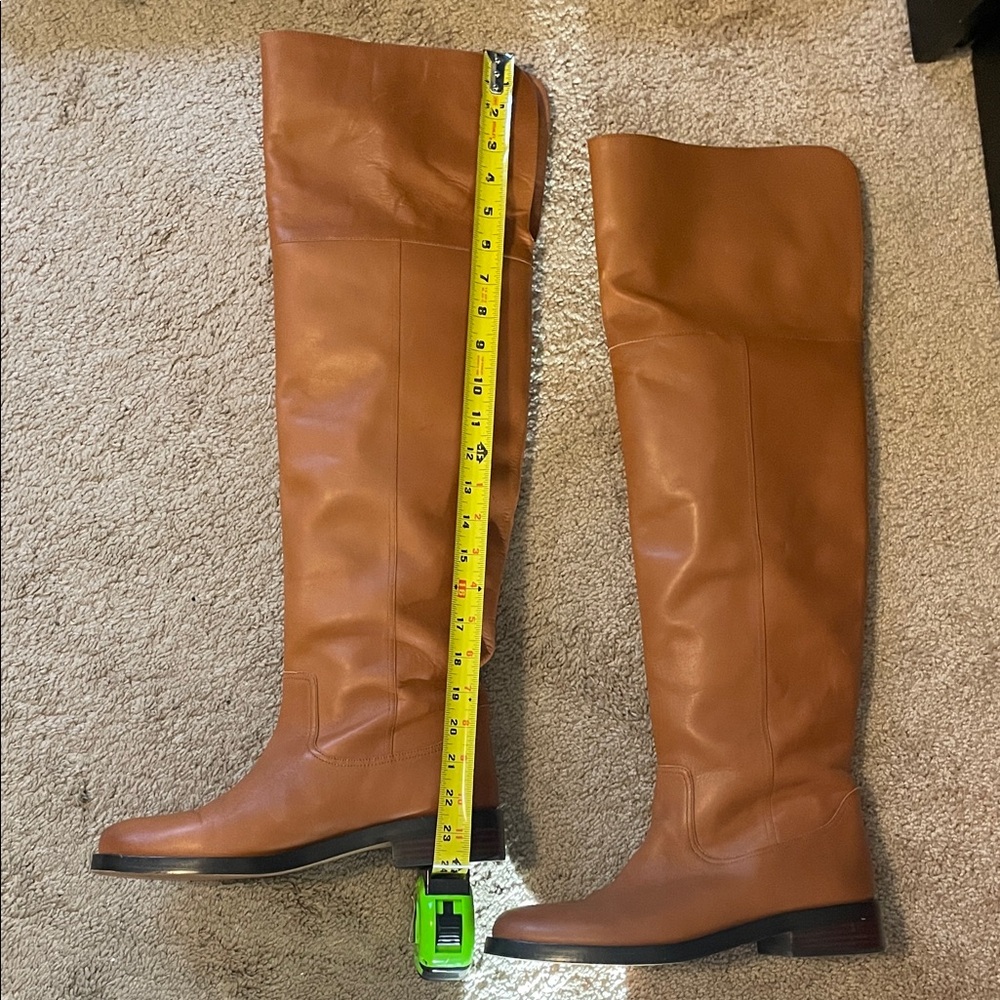 J. Crew Tan Heeled Boots